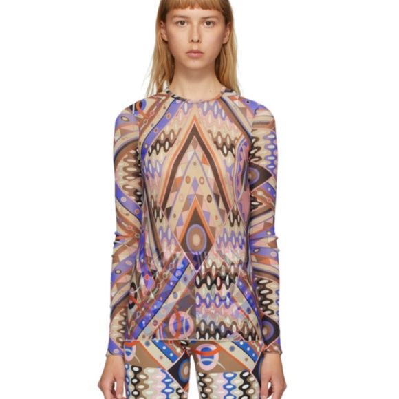 Emilio Pucci Printed Top - Picture 1 of 9